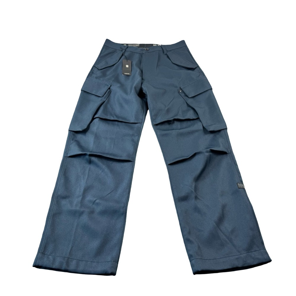 G-Star Raw Sergeant Twill Legion Blue Straight Cargo Mens Pant 30X32 NWT